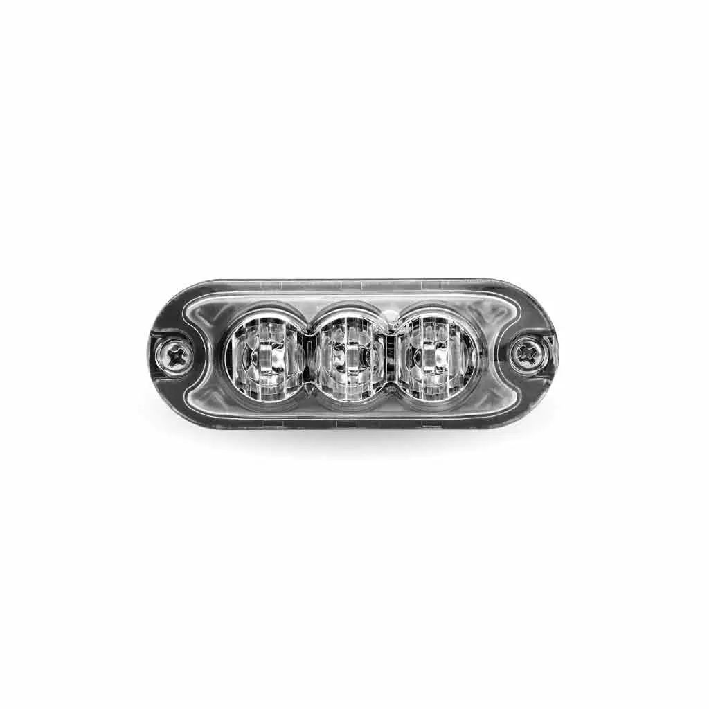 Tled-W13a24 Mini Surface Mount Amber Strobe Light - 36 Patterns (3 Diodes) 1