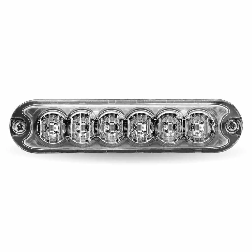 Tled-W16a26 Mini Surface Mount Amber Strobe Light - 36 Patterns (6 Diodes) 1