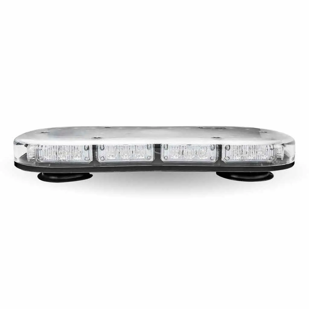 Tled-W16 14" Low Profile Class 1 Amber Led Warning Light Bar With 36 Flash Patterns - Vacuum/Magnetic 1