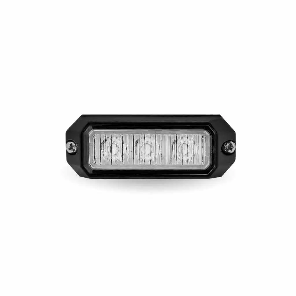Tled-W23a24 Regular Surface Mount Amber Strobe Light - 36 Patterns (3 Diodes) 1