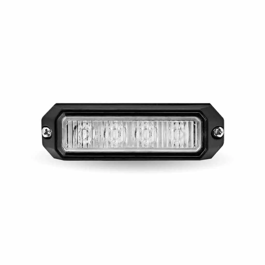 Tled-W24a26 Regular Surface Mount Amber Strobe Light - 36 Patterns (4 Diodes) 1