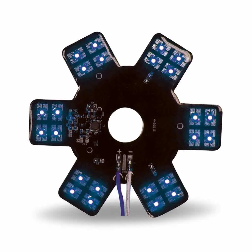 Tled-X3b 5" Star Blue Led For 13" Donaldson Air Breather (24 Diodes) 1