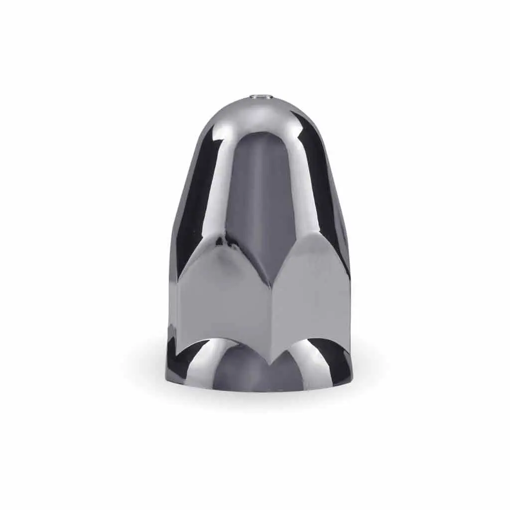 Tnut-B2 1 1/2″ Push On Nut Cover With Flange – Chrome Abs Plastic 1