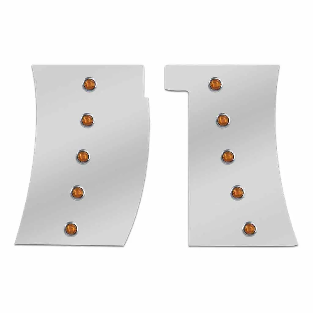 Tp-13120L Peterbilt 389 Deluxe Cowl Panel With 10 Button Leds (2014+) 1