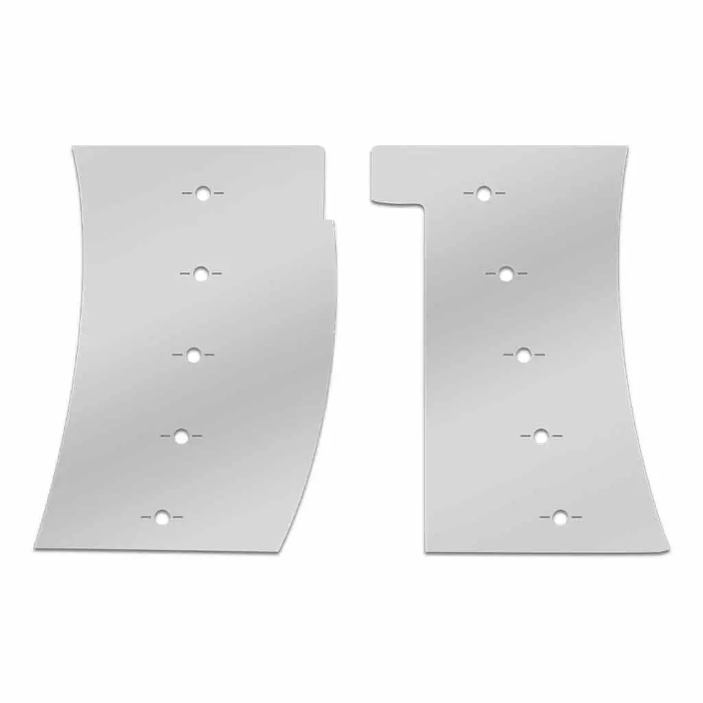 Tp-1396 Peterbilt 389 Deluxe Cowl Panel With 10 Slotted Light Holes (2014+) 1