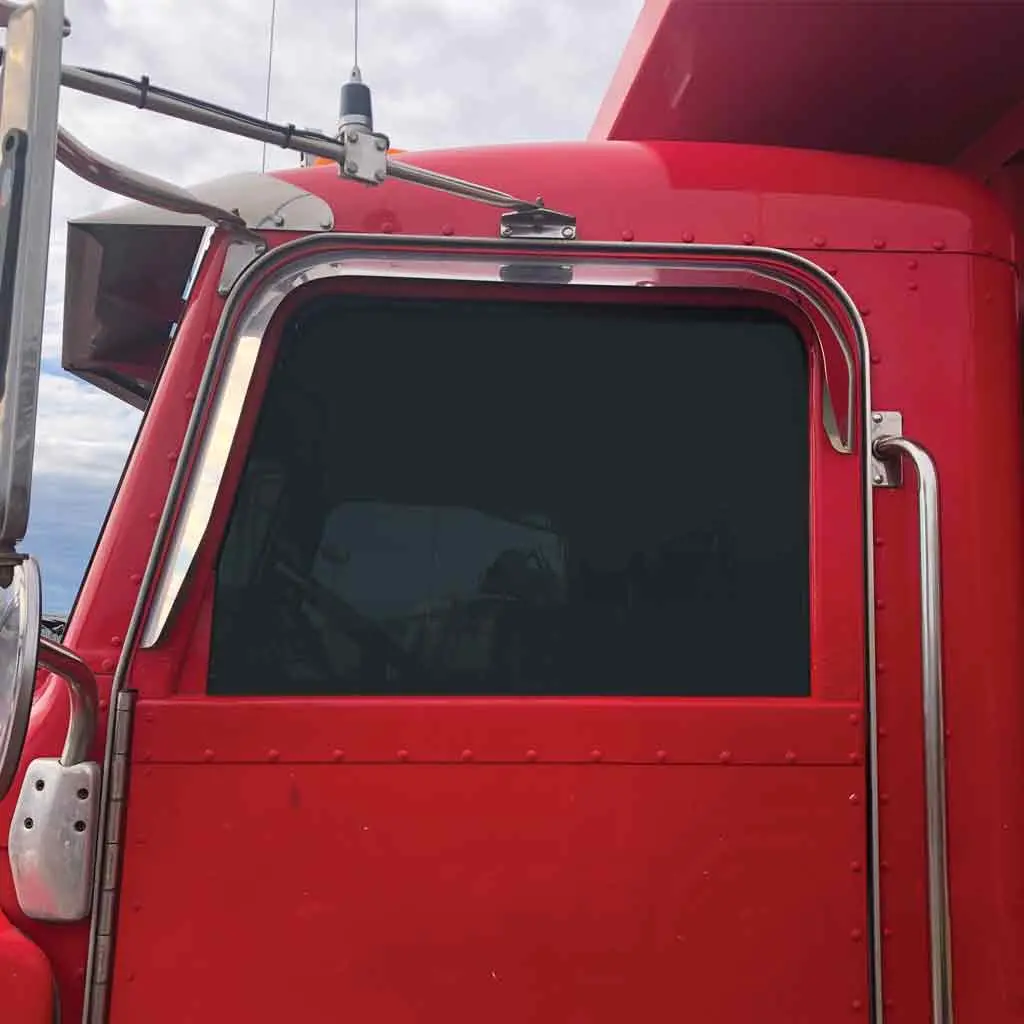 Tp-1402 Peterbilt 379 Window Shade - No Convex Mirror Arm Cutout On Passenger Side (2005+) 1