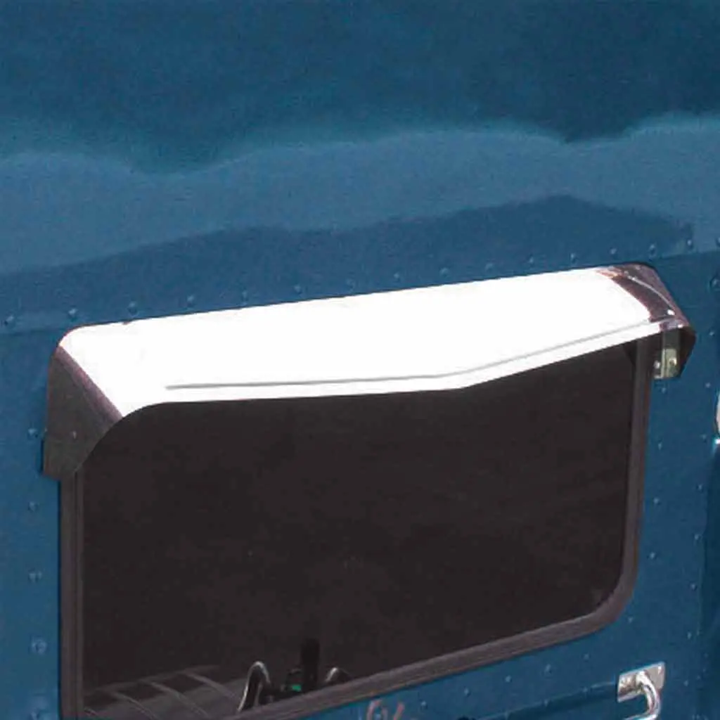 Tp-1407 Peterbilt Universal Sleeper Rear Window Visor - Fits 37" Window" 1