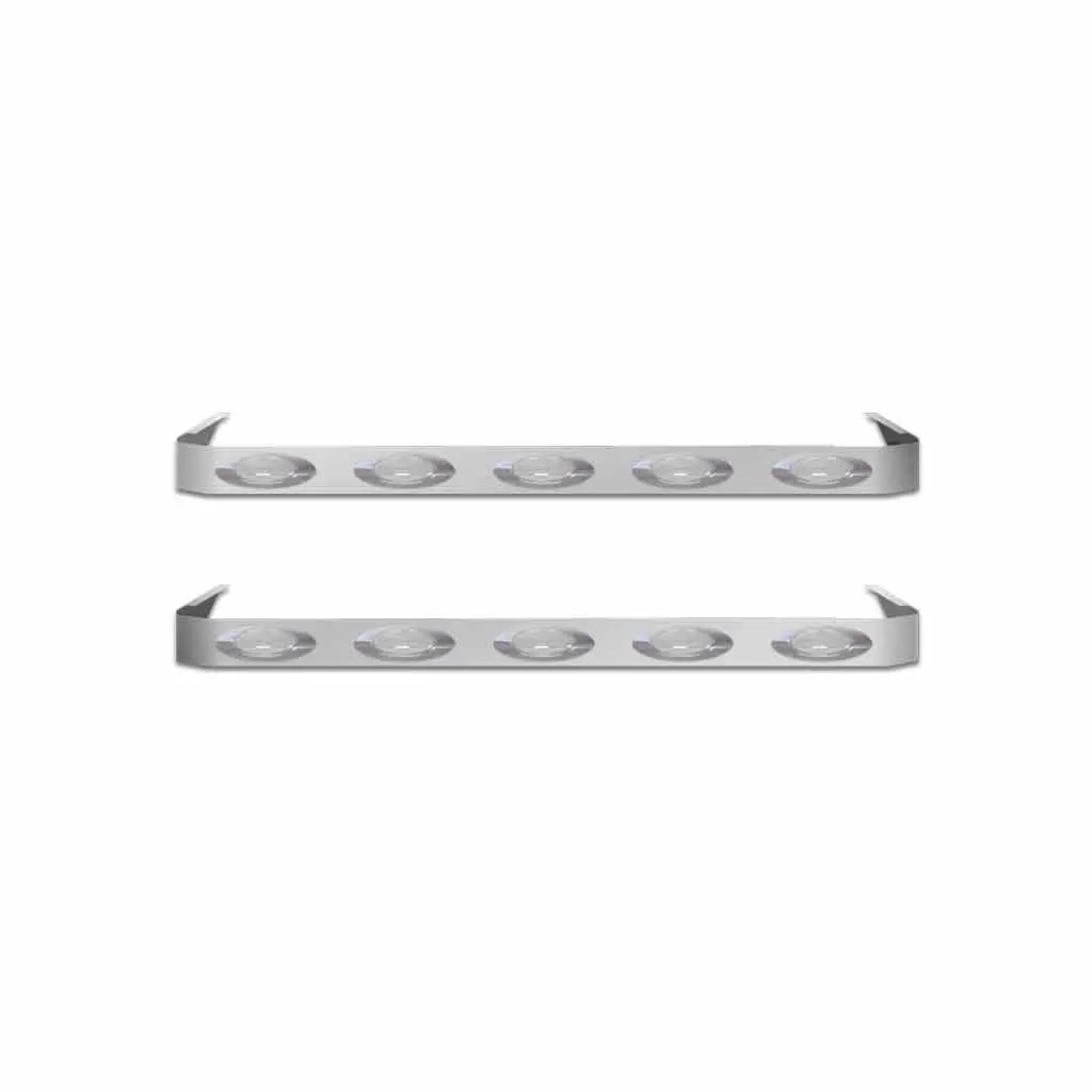 Tp-1503Lmc 63" Peterbilt 379 Sleeper Panel With 10 Clear G4 Leds 1