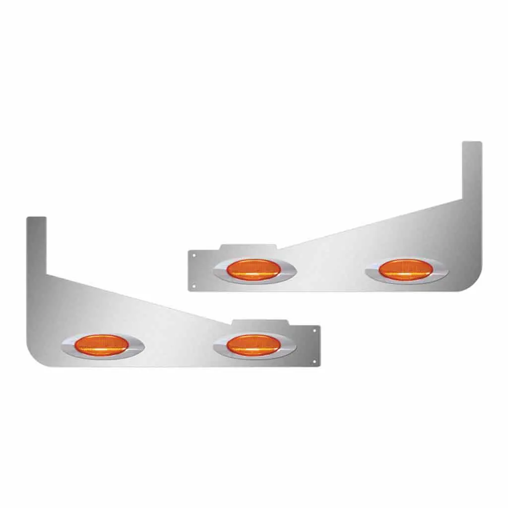 Tp-15119Lm Peterbilt 389 63" Sleeper Extension Panel With 4 G4 Leds (2014+) 1
