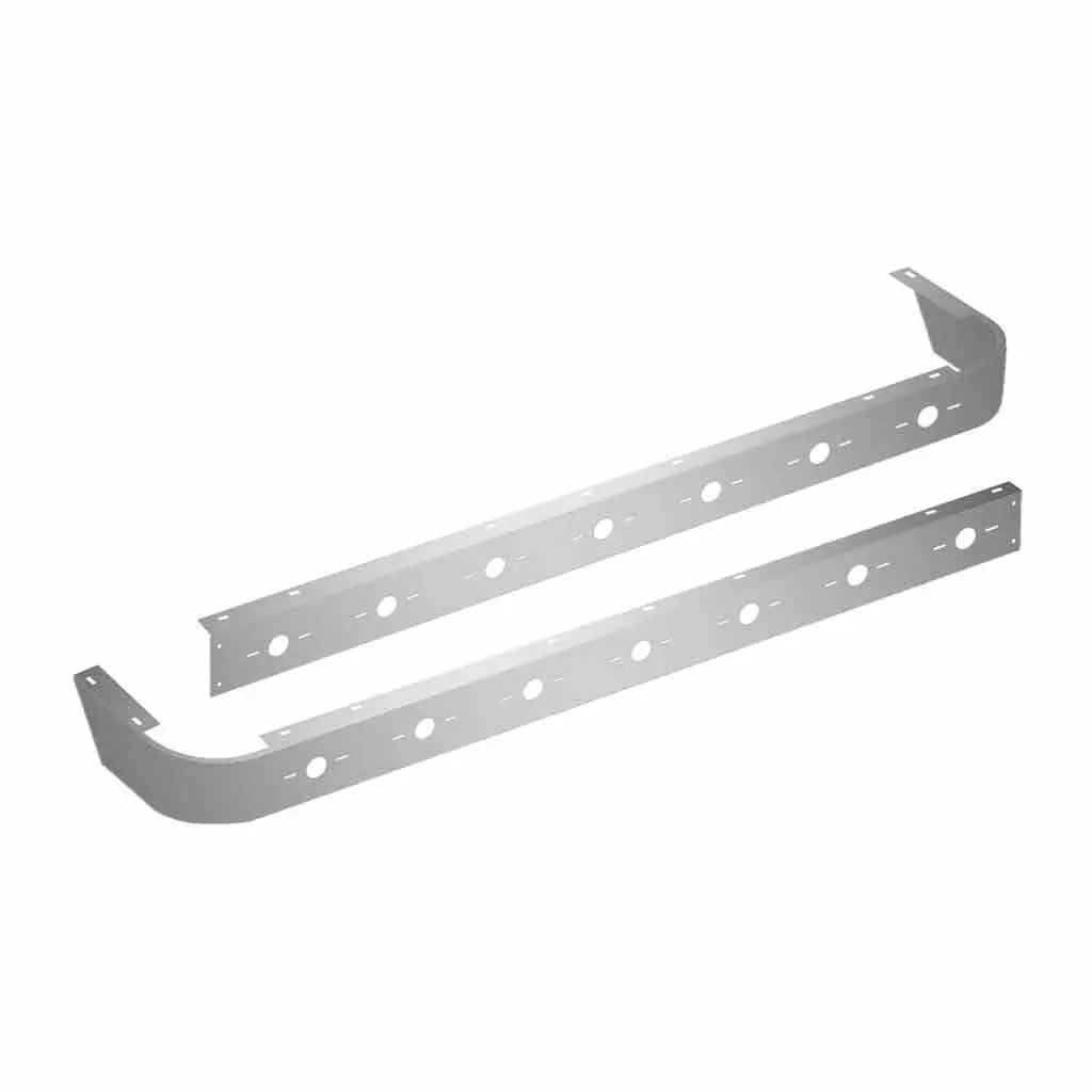 Tp-15120 Peterbilt 389 63" Sleeper Panel For Extender With 14 Slotted Light Holes (2014+) 1