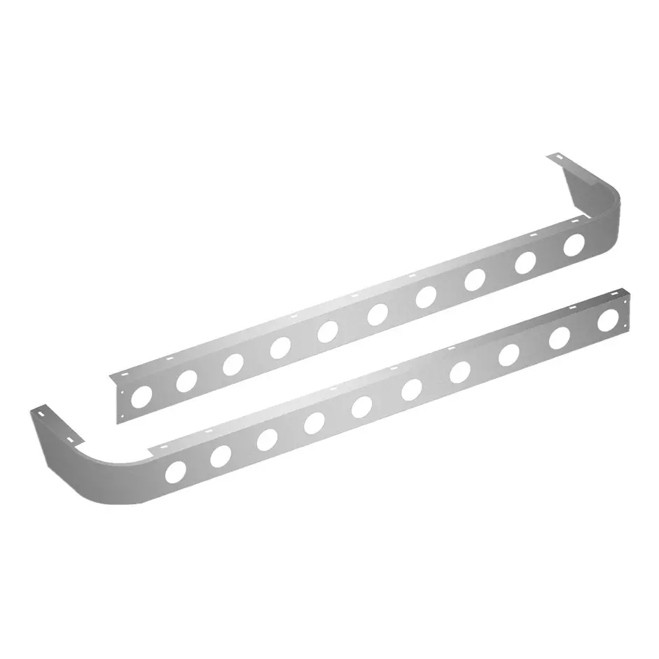 Tp-1564 Peterbilt 389 63" Sleeper Panel For Extender With 20 X 2" Light Holes (2007 - 2010) 1