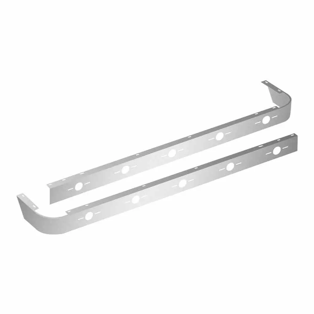 Tp-1571 Peterbilt 389 70" Sleeper Panel For Extender With 10 Slotted Light Holes (2007 - 2011) 1