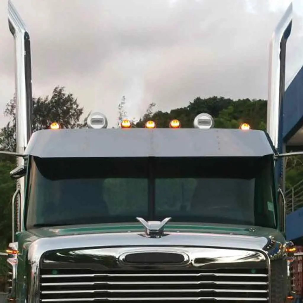 Tsun-F24 14" Freightliner Columbia Day Cab Sunvisor (2001+) 1