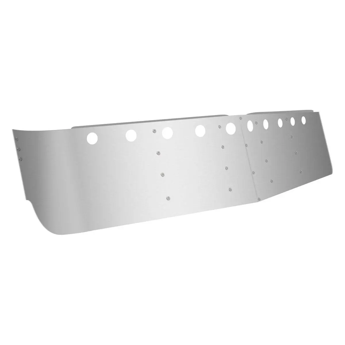 Tsun-F5 Freightliner 16″ Raised Roof Sun Visor (1991+) – 5 X 2″ Holes 1