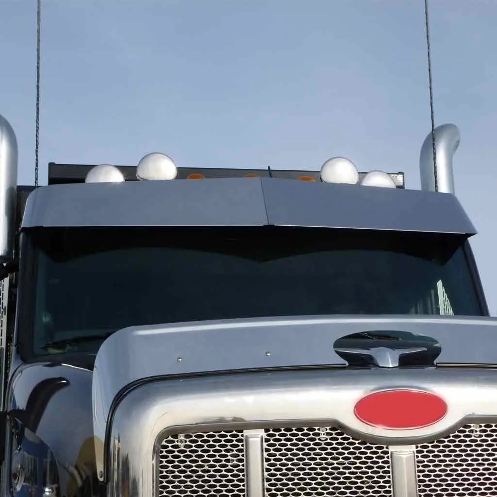 Tsun-K22 11 1/2" Kenworth T680-T880 Low Roof Boltless Sunvisor 1