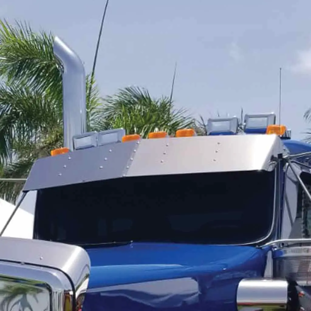 Tsun-K5 14" Kenworth W900 (2007+) & T170 (2010+) Curved Glass Sunvisor 1