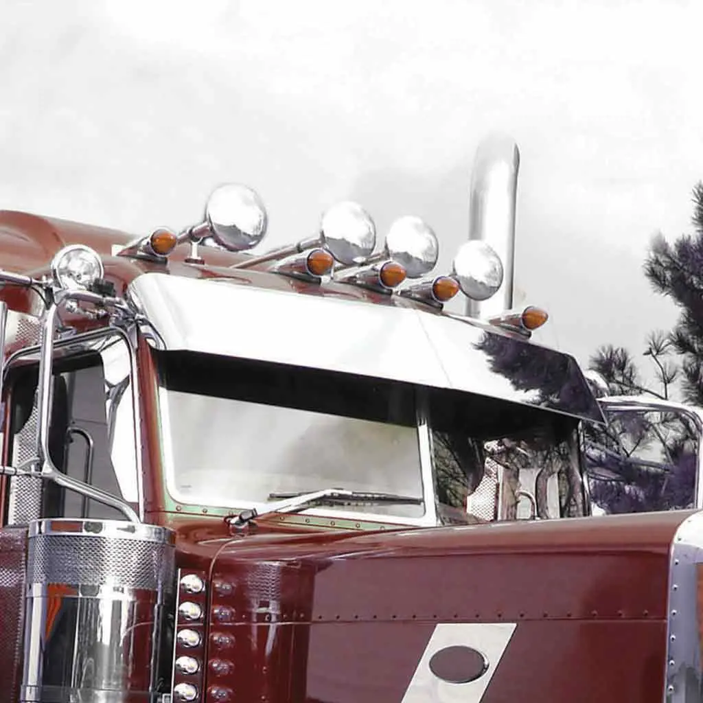 Tsun-P14 14" Boltless Pet. 379 Ultra Cab Sunvisor (2005+ 1
