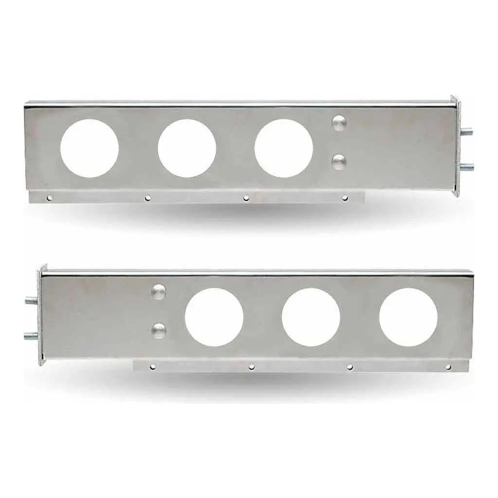 Tu-9210 30″ Mud Flap Hangers – 2 1/2″ Bolt Spacing | 6 X 4″ Holes | Stainless Steel 1