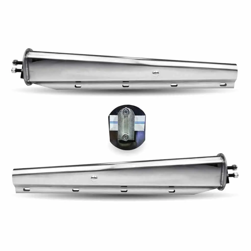 Tu-9215 30″ Mud Flap Hangers – 1 1/8″ Bolt Spacing | Stainless Steel 1