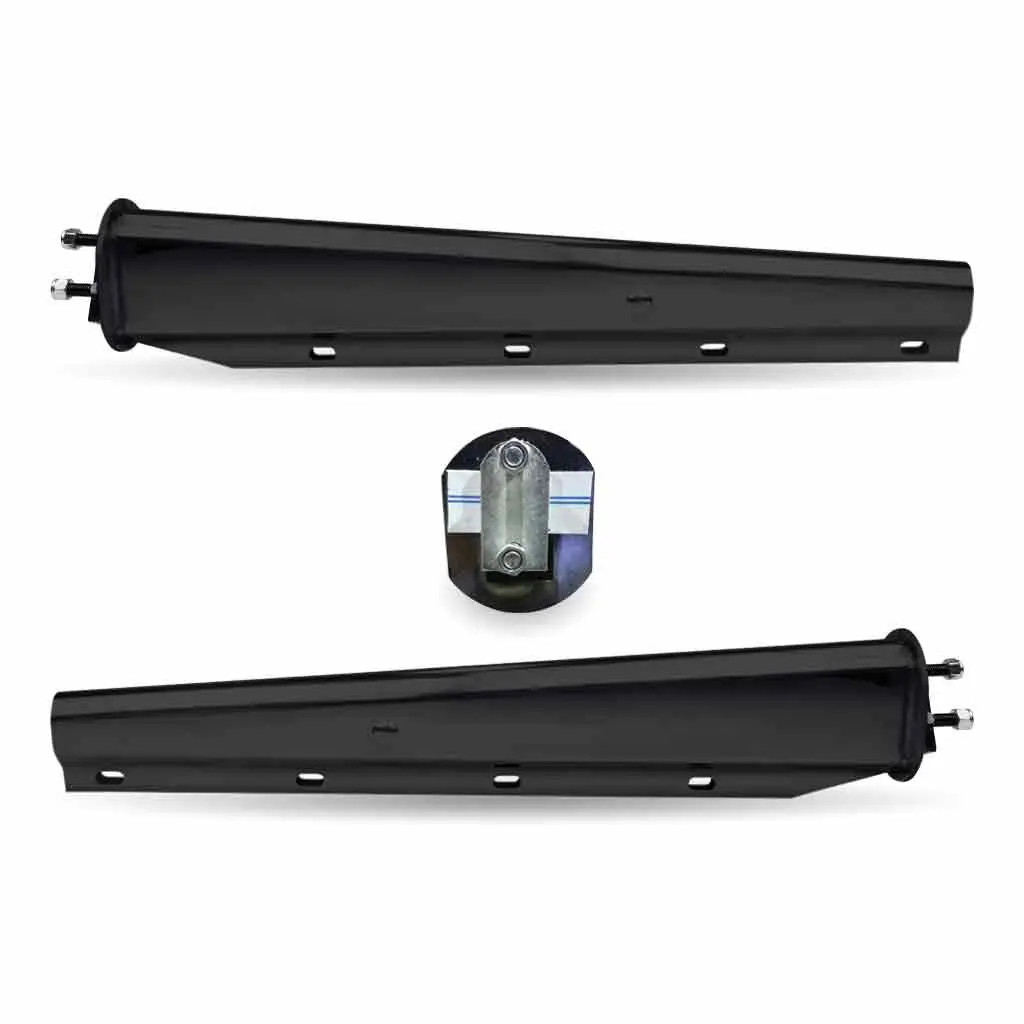 Tu-9233 30″ Mud Flap Hangers – 2 1/2″ Bolt Spacing | Painted Steel 1