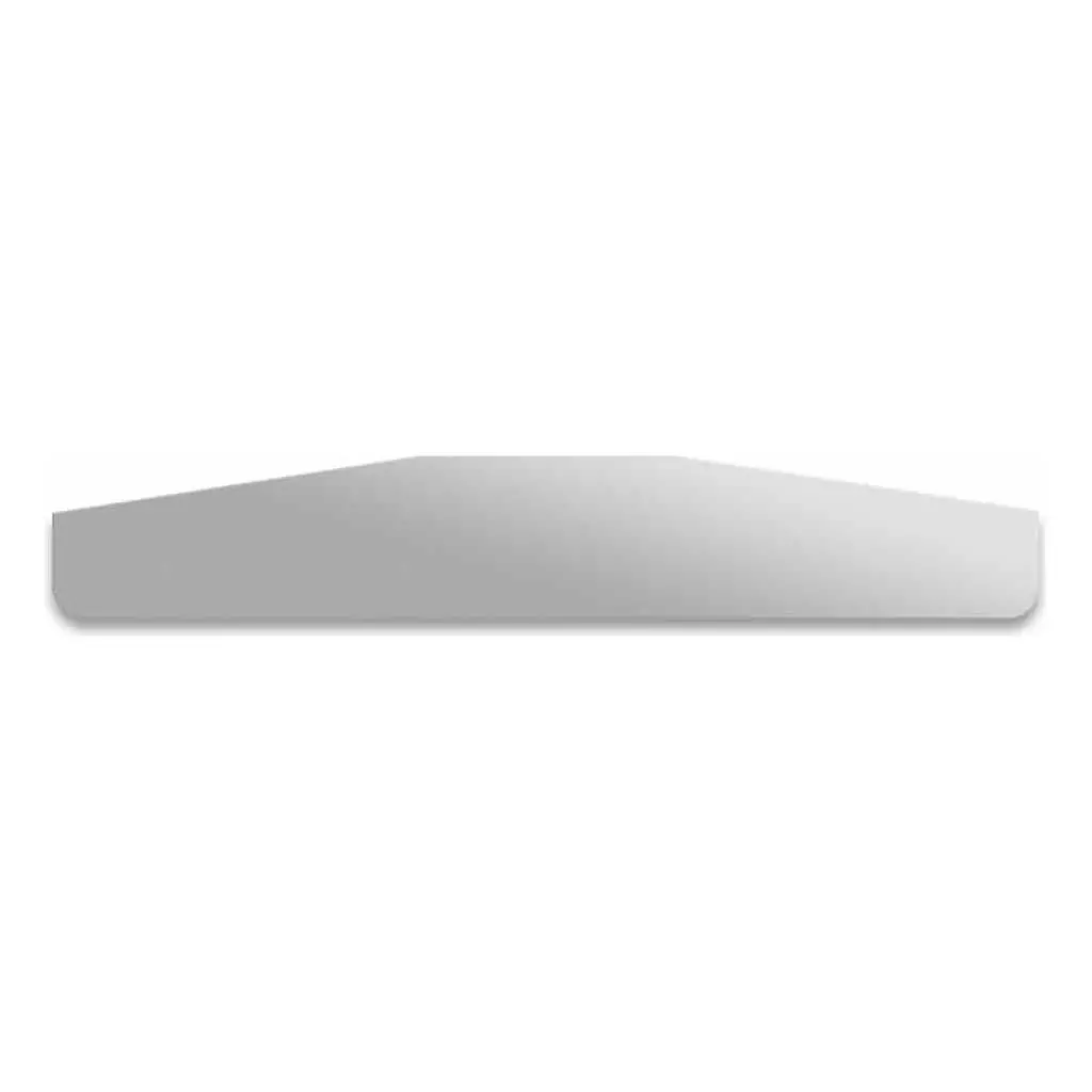 Tu-9241 24″ Angled Bottom Mud Flap Weight With Backing Plate – Welded | Stainless Steel 1
