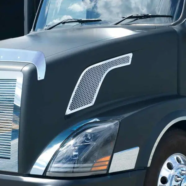 Tv-1102 Volvo Vn/Vnl Air Intake Grille Trim (2003-2018) – Driver Side 1