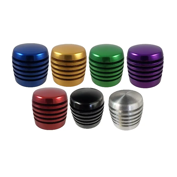 Xbr-200 Grooved Cylinder Style Aluminum Shift Knob (1/2"-13 Female Threads) (Choose Color) 1