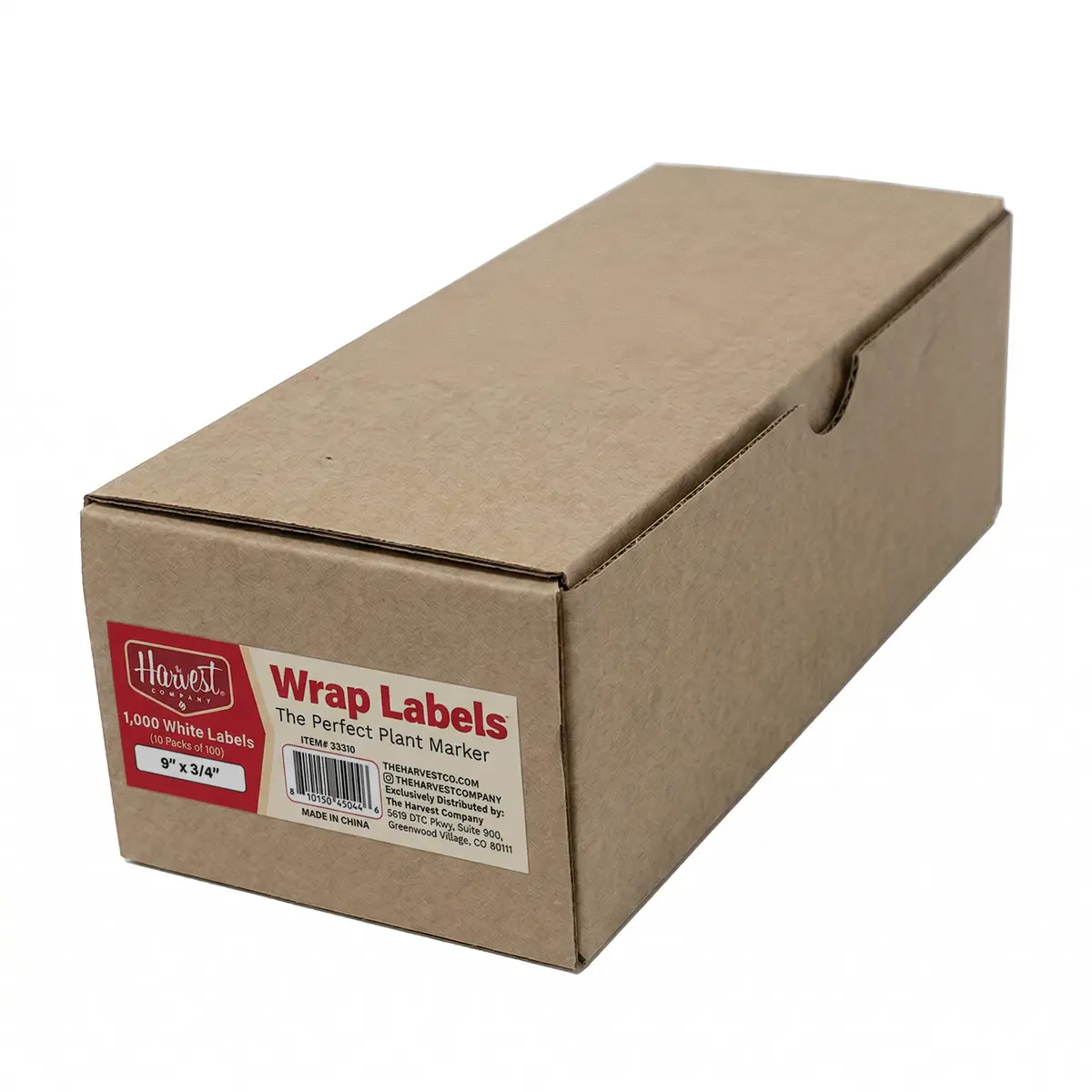 The Harvest Company Wrap Labels 9" X 3/4" (1000 Labels) 1