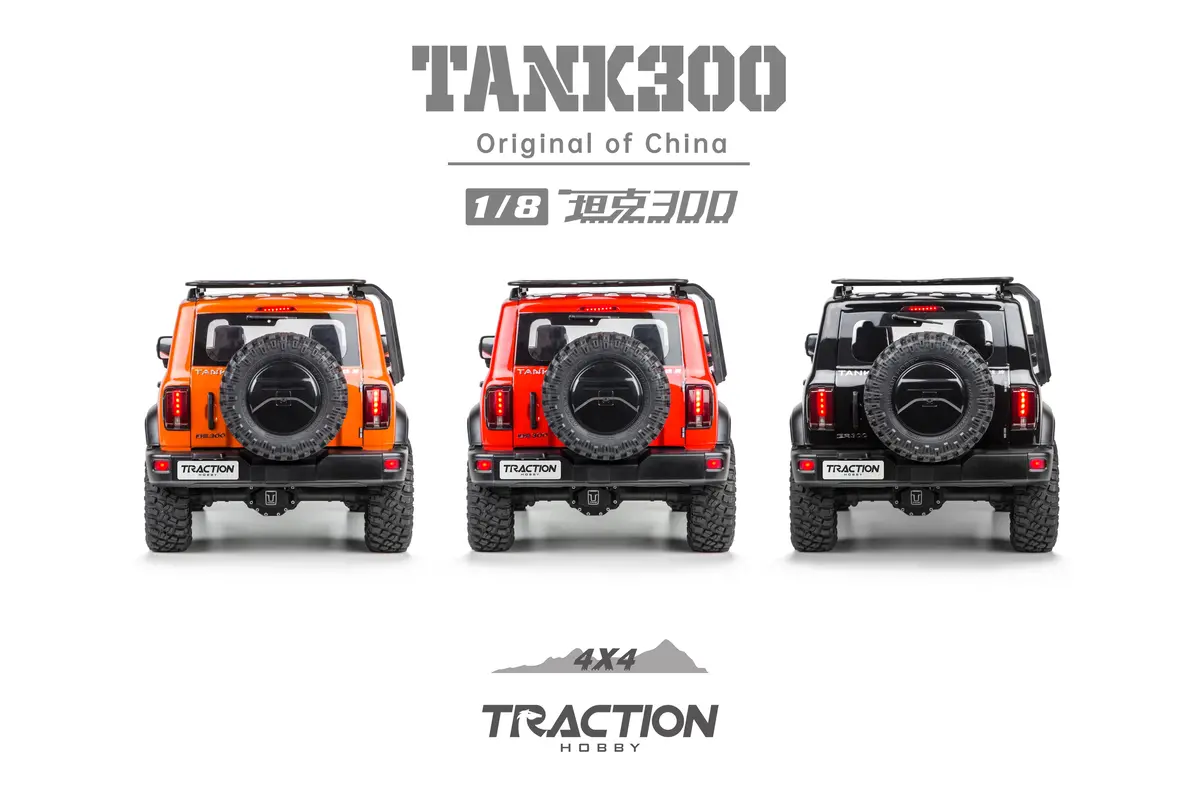 Traction Hobby Gwm Tank300 V2 1/8 Rtr Rc Crawler ( Batter And Charger Not Included ) 1