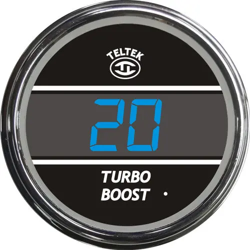 #213 Turbo Boost; Blue Display;Chrome 1