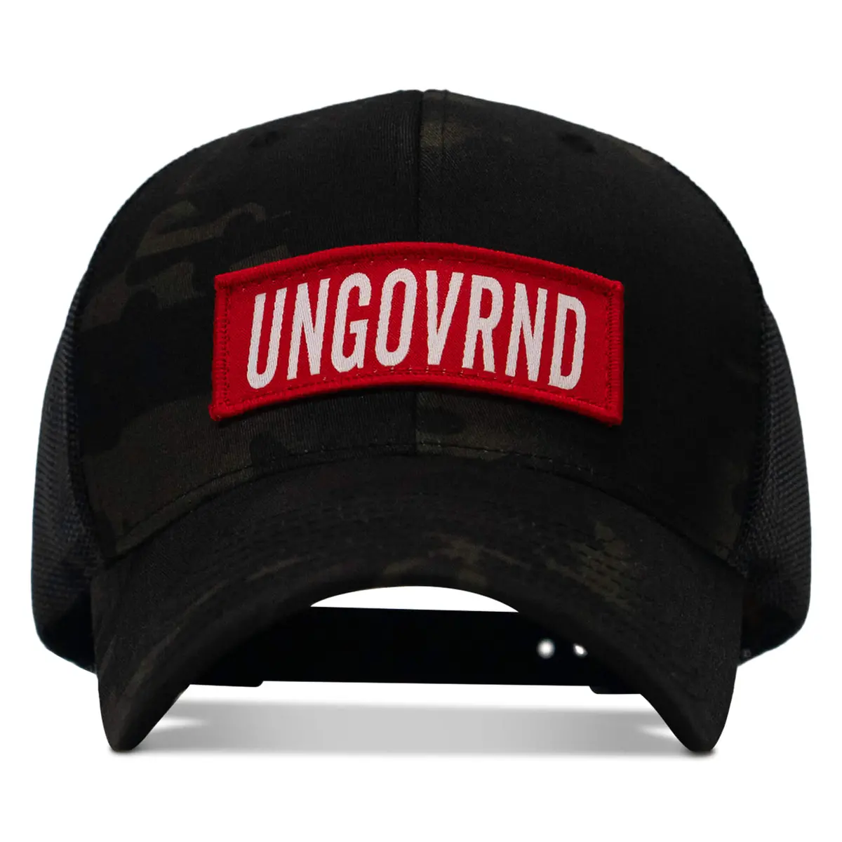 Ungovrnd Red Patch Snapback Hat 1