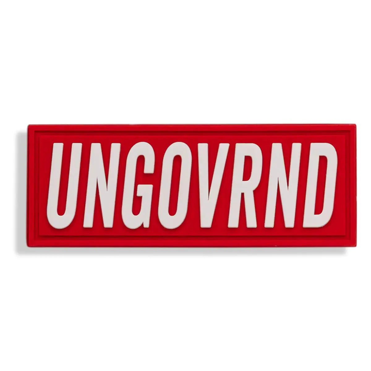 Ungovrnd Red Pvc Patch 1