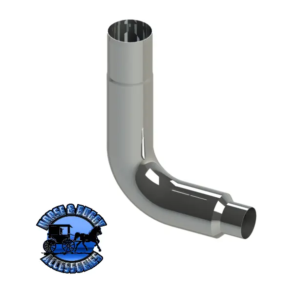 L9005-A14-A14-1103 5" Universal 90 Degree Exhaust Elbow (14"X14") 1