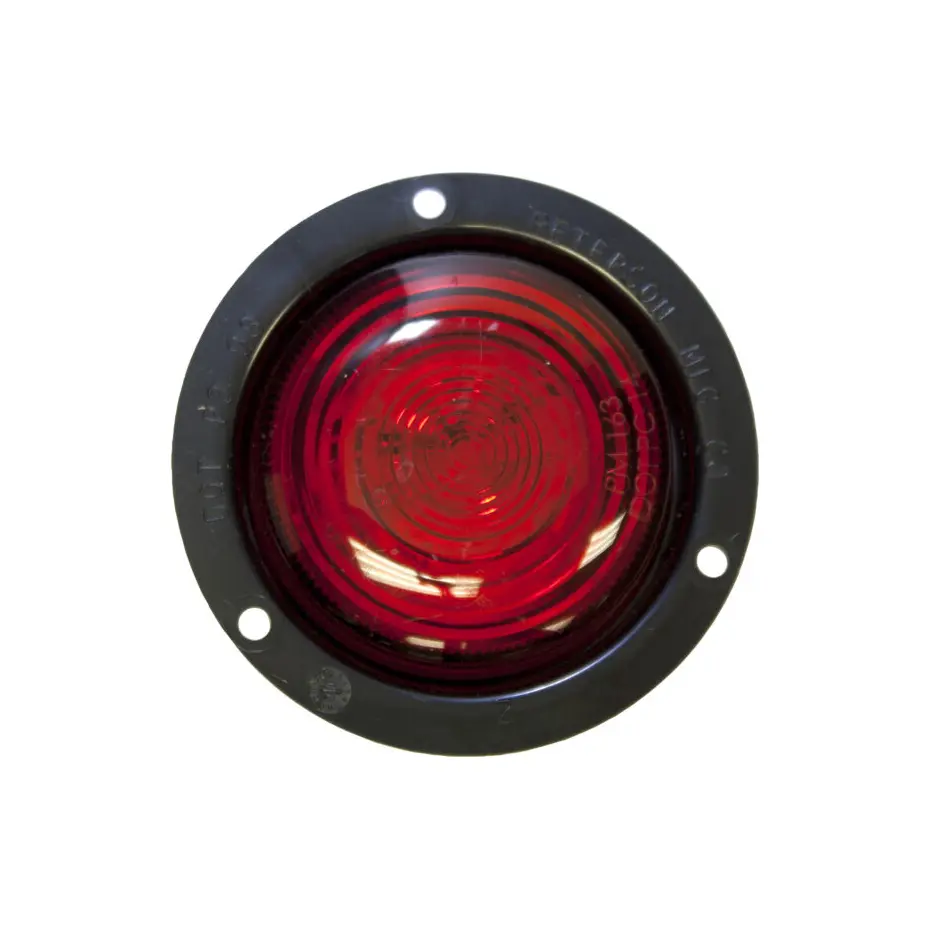 207Fr Led Marker/Clearance Pc-Rated, Round Amp W/Flange 2.5" 1