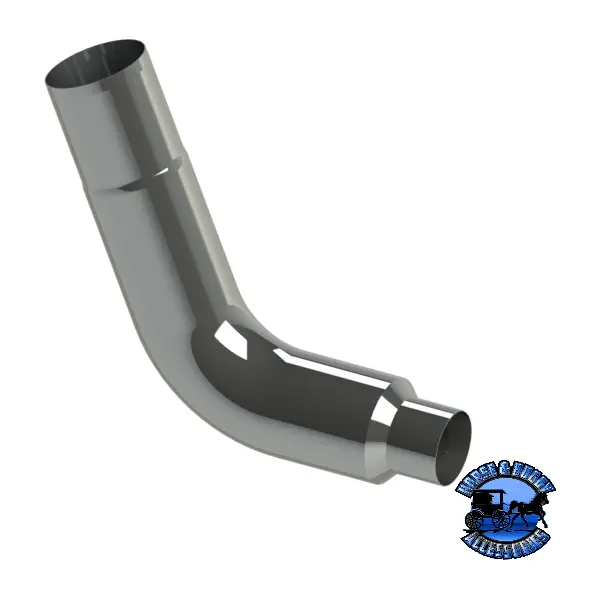 L6806-E15-B17-1103 6" Reduced To 5" 68 Degree Exhaust Elbow (15"X17") 1