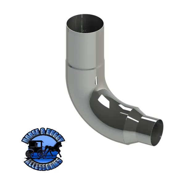 Fl08-E6015b-1103 8" Reduced To 5" Freightliner 90 Degree Exhaust Elbow (10"X17") 1