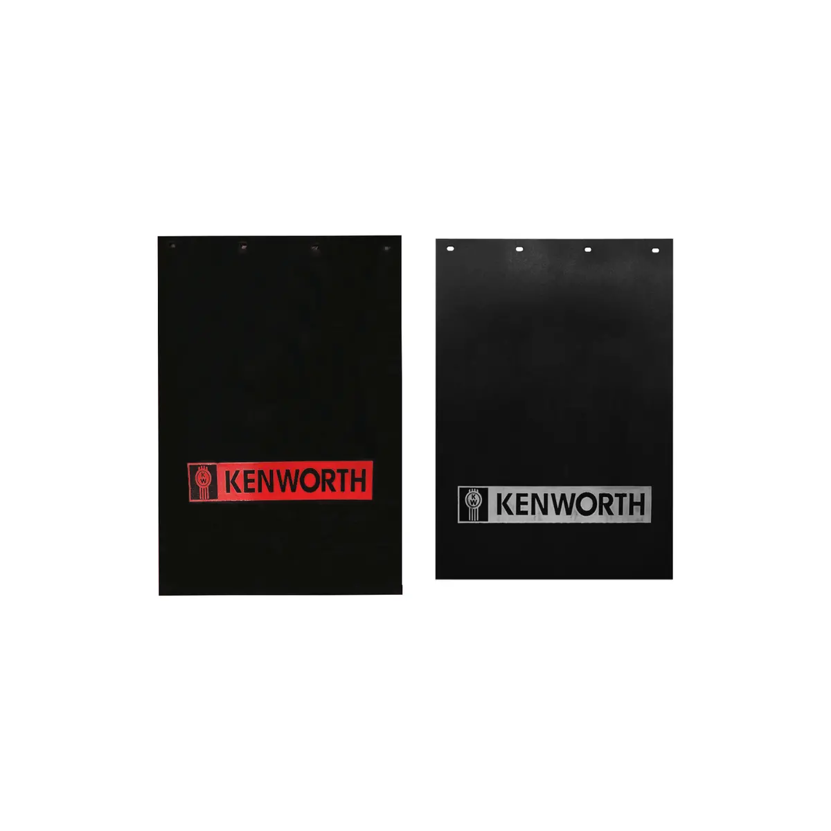 3/8'' Black Rubber Mudflap W/ Kw Logo (Choose Color) (24'' X 30'') 1