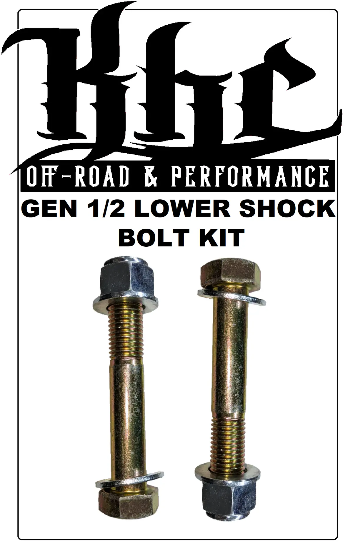 Khc Off-Road Gen 1/2 Raptor Front Lower Shock Bolt Kit 1