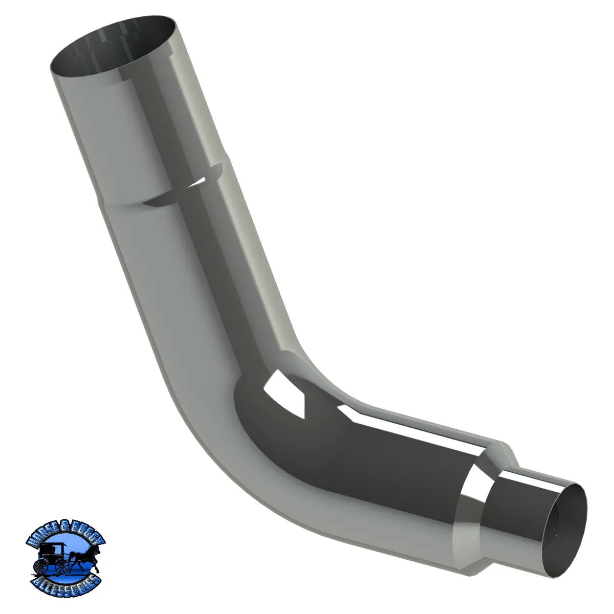 L6006-E10-B14-1103 6" Reduced To 5" 60 Degree Exhaust Elbow 1