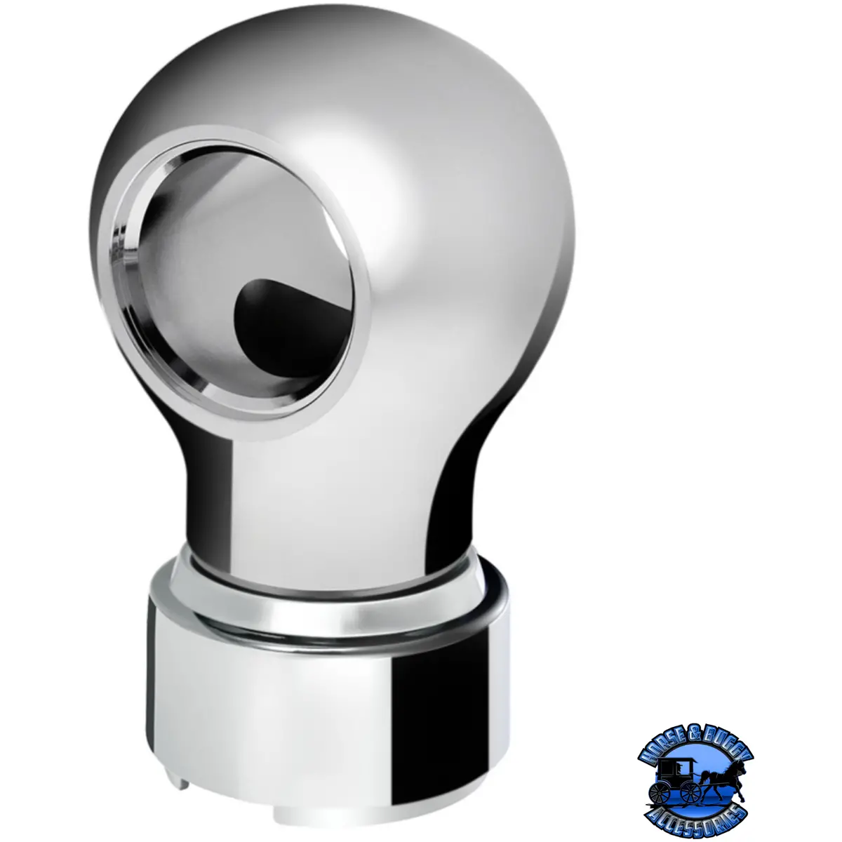 Thread-On Charlotte Style Gearshift Knob With 9/10 Speed Adapter (Choose Finish) 1