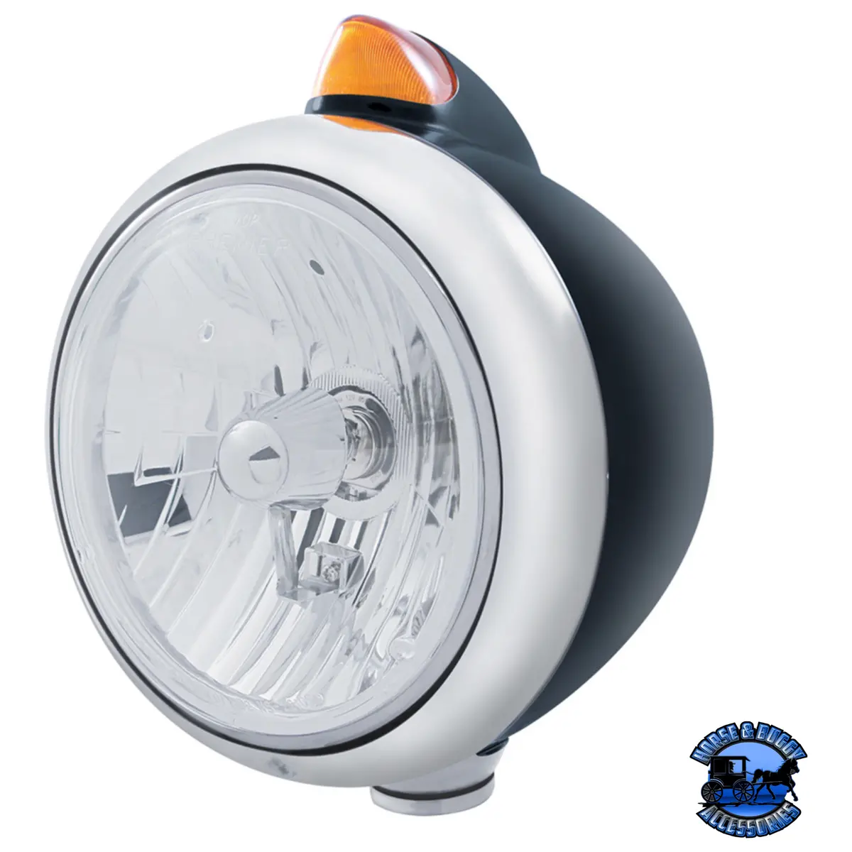 Guide 682-C Headlight Crystal H4 & Original Style Led Signal (Choose Color) (Choose Lens) 3