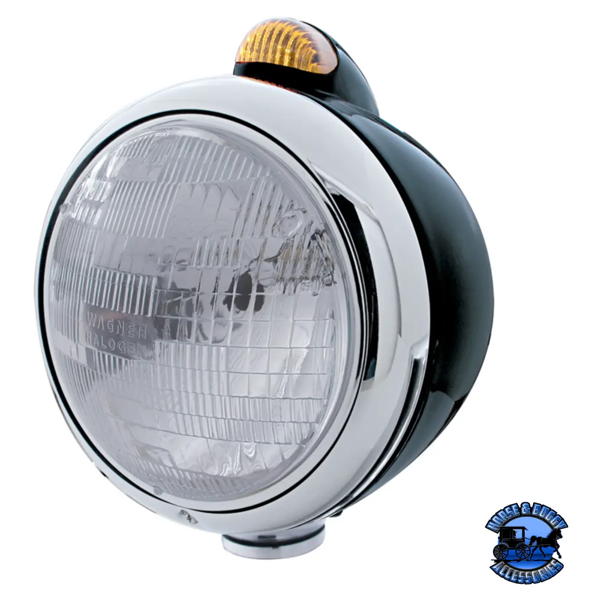 Black Guide 682-C Headlight H6024 & Dual Mode Led Signal (Choose Color) 1