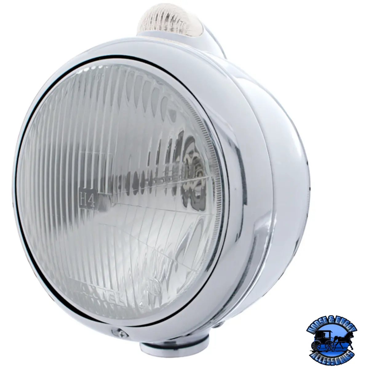Chrome Guide 682-C Headlight H4 & Dual Mode Led Signal (Choose Color) 1
