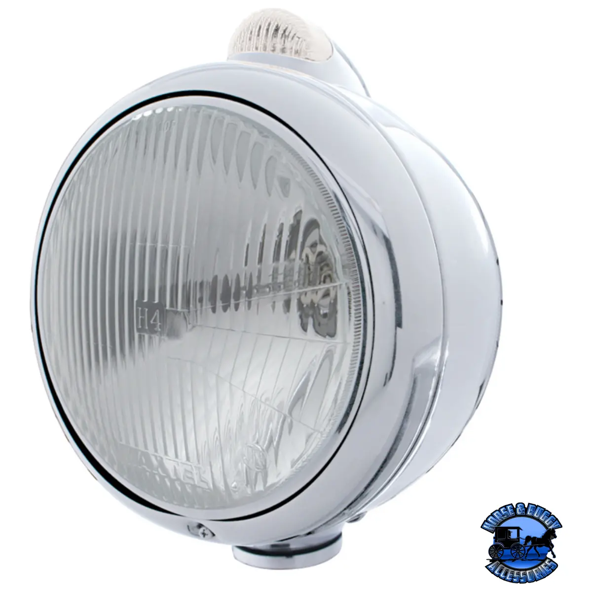 Stainless Steel Guide 682-C Headlight H4 & Dual Mode Led Signal (Choose Color) 1