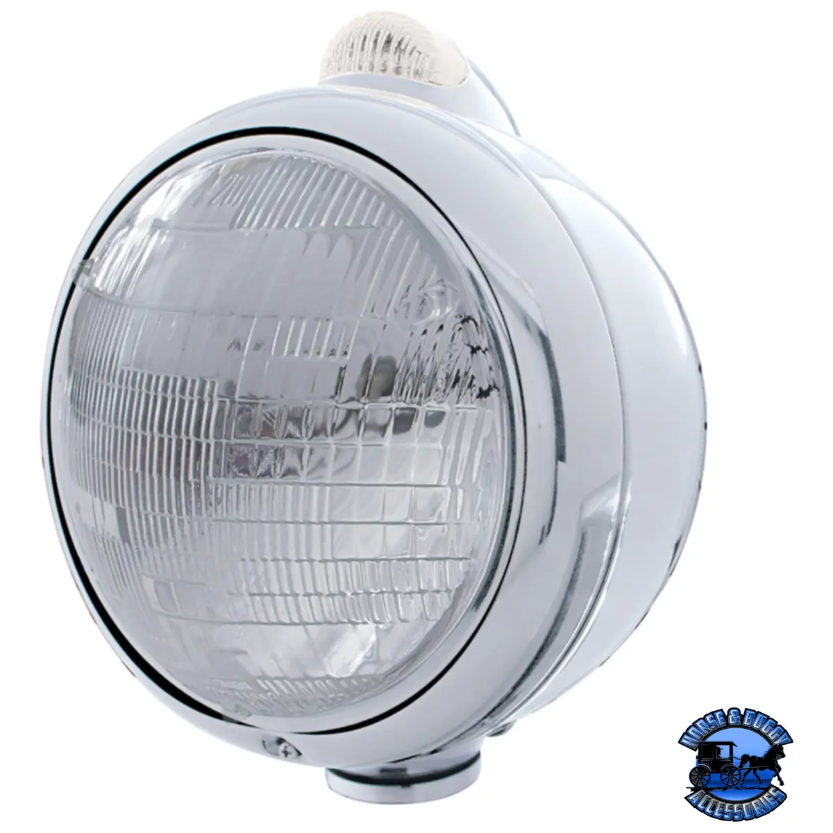 Stainless Steel Guide 682-C Headlight 6014 & Dual Mode Led Signal (Choose Color) 1