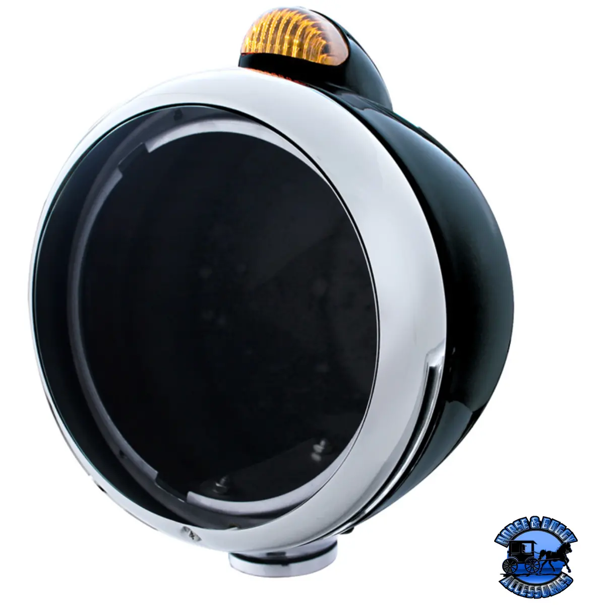 Black Guide 682-C Headlight No Bulb With Led Signal (Choose Mode) (Choose Color) 1
