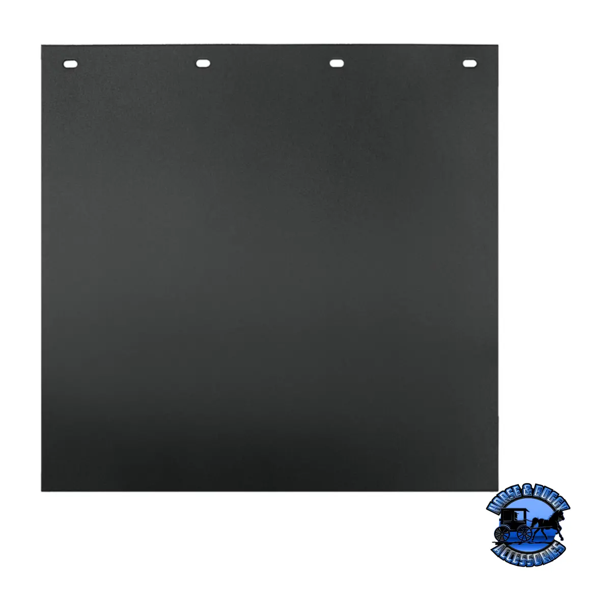 24" X 24" Black Proflex Mud Flap (Choose Style) 1