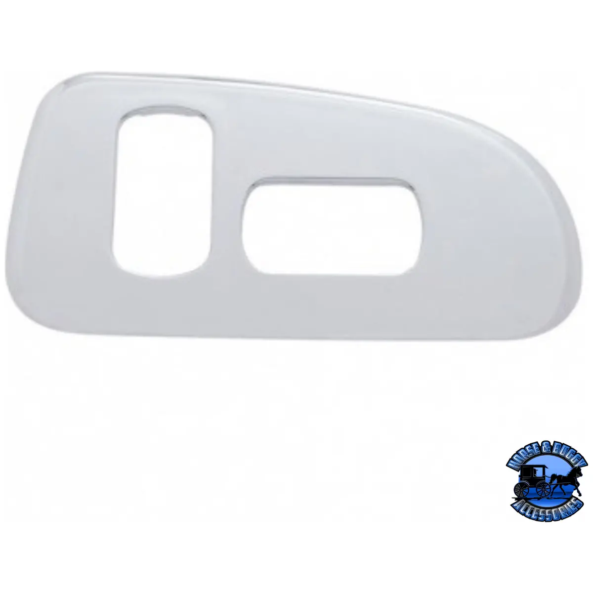 Window Switch Panel (2 Cutouts) For 2006-2019 Peterbilt - Passenger #41184 1