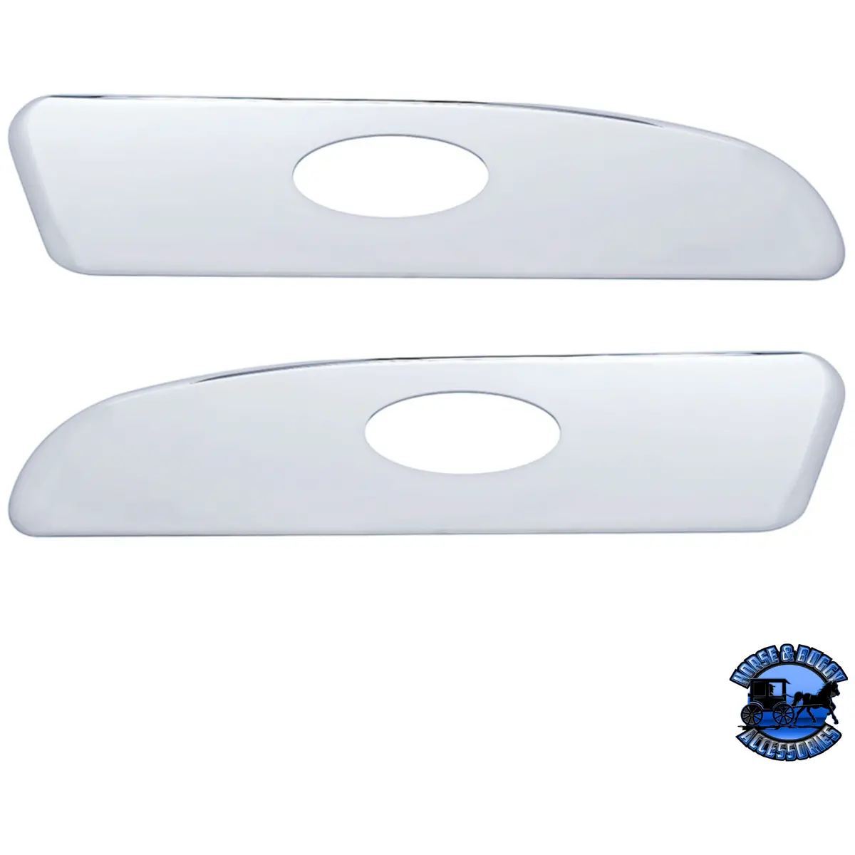 Chrome Plastic Interior Door Panel Trim For Peterbilt 389 (2008+), 388 (2008-2014), 387 (2006-2010), 386/384 #41239 1