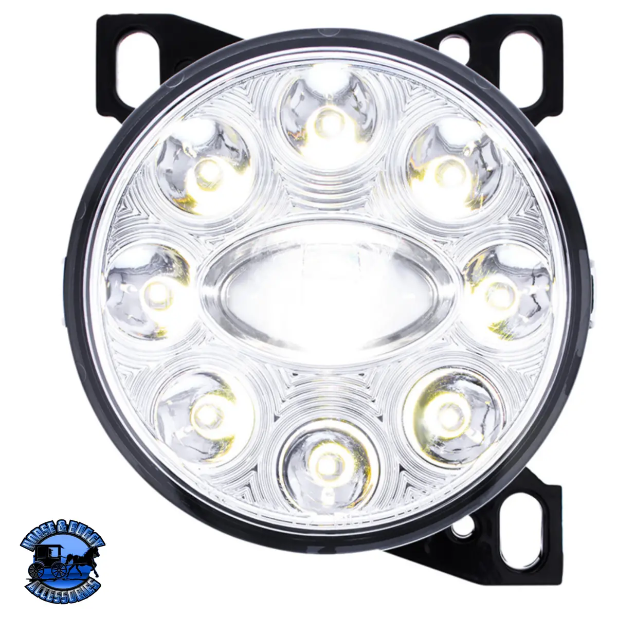 9 Led Projector Fog Light With Led Position Lights For Peterbilt 579/587 & Kenworth T660 (Choose Color) 1